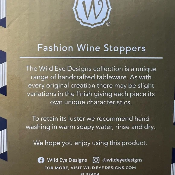 Fashion Wine Stoppers Gift Set New - Picture 8 of 8